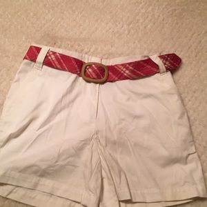 B. Moss Shorts & Belt Size 8 NWT